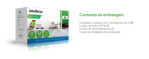 Roteador Wireless Intelbras WRN 240 Slim N 150