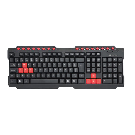 TECLADO GAMER USB KG-10BK C3TECH